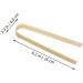 Cabilock Bread Starter 10Pcs Wooden Kitchen Tongs Toast Tongs Bread Food Clamp for Holding Toast Bacon Muffin Fruits Cake Snacks Sandwich Toaster Press - Buy Online on GoSupps.com