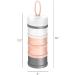 Kaptin Non-Spill Portable Baby Milk Powder Dispenser - BPA Free Snack Container (Pink) | 4 Feeds - Buy Online on GoSupps.com