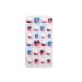 dijiusidy 1 Set Christmas Nail Wraps Cartoons Style Decor Adorable False Fingernails Children Removable Art Decals DIY Manicure PNT-16-13