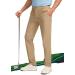 Obla Men's Golf Pants - Slim Fit Stretch Lightweight with 5 Pockets Casual Travel Dress Work Pants for Men 36W x 32L Khaki - Buy Online on GoSupps.com