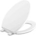Kohler Brevia Elongated Toilet Seat | Quiet-Close with Grip-Tight Bumpers | Quick-Attach Hardware | White - Buy Online on GoSupps.com