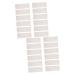 Beavorty 32 Pcs Lace Double Eyelid Sticker Eyes Makeup Decal Fold Invisible Eye Sticker Mesh Beauty Stickers 2.8x0.4x0.1cmx2pcs Light Yellowx2pcs