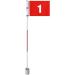Boshen Golf Flagstick Practice Set for Backyard Putting Green - 1 Set/2 Set Hole Cup Flags - Buy Online on GoSupps.com