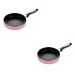 TOPBATHY 2 Pcs 20cm Medical Stone Coated Non-Stick Pan Induction Pans Skillet Pan Aluminum Alloy Pan Japanese Omelette Pan Chefs Pans Flat Skillet Pancake Pan Bakelite Frying Pan Universal