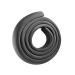 Edge protection 2m corner protection adhesive child protection furniture safety baby white black brown 2675 Color: Black/Black Black/Black