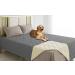 Ameritex Waterproof Dog Bed Cover Pet Blanket with Anti-Slip Back for Furniture Bed Couch Sofa 82x102 Inch (Pack of 1) Darkgrey