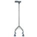 Ergonomic Four-Legged Crutches Elderly Crutches with Non-Slip Tips Lightweight Walking Cane Purposiveness