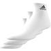 Buy Adidas Unisex Thin & Light Ankle Socks - 3 Pairs XL White/Black | International Shipping Available - Buy Online on GoSupps.com