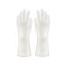 Female Waterproof Rubber Latex Dishwashing Gloves Kitchen Durable Cleaning Housework Chores Dishwashing Tools (Color : Blank Size : Small)