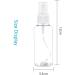 Symbah Small Spray Bottle 50 ML (5PCS) with Funnels Fine Mist Clear Plastic atomiser refillable Empty Spray Bottles for traveling cosmetic perfume cleaning liquid essential oil - Buy Online on GoSupps.com