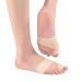 Keduoduo Foot Care Big Toe Hallux Valgus Corrector SEBSHORTICS BONE Thumb Adjuster Correction Pedicure Sock Bunion Straightener Regular Skin Color