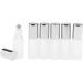 Buy Baosity Set of 6 Glass Roll-On Bottles (5ml) - Perfect for Essential Oils & Deodorants - Silver Empty Refillable International Shipping Available - Buy Online on GoSupps.com