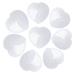 Xiannvxi 5pcs clear quartz crystals heart stones love palm bag bag healing stone gemsteine crystal stones meditation natural Reiki e-clear quartz