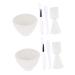 FOMIYES 2 Sets Silicone Mask Bowl Esthetician DIY Bowl Mask Mixing Tool Facial Mask Bowl Beauty Salon Mask Bowl Beauty Stirring Tools Ladies Suits Brush Cosmetic Silica Gel White Supplies