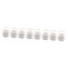FRCOLOR 8 Pcs Beauty Egg Holder Travel Portable Travel Accessory Cotton Pad Holder Powder Puff Case Esponjas Para Maquillaje Cosmetic Egg Stand Plastic Makeup White Sponge