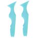 Gadpiparty 2pcs Silicone Beauty Ruler Beauty Tools Makeup Stencils Molde De para Resina Lash Tool Face Ice Tray