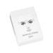 BIUDECO 1box Eyebrow Makeup Ruler Tool Convenient Eyebrow Ruler Eyebrow Tattoos Ruler 6x4.5cm White