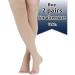 Lin Performance 15-20 mmHg Thigh High Compression Stockings for Men & Women - Open Toe Socks for Varicose Veins Swollen Legs Travel & Pregnancy (Beige M - Buy Online on GoSupps.com