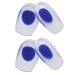 2 pairs of gel-dersoning cushions silicone-hinge pillow for plantar fasciitis heel spur and achilles pain gel-dersensive shells and pillows absorbing support (blue/large)