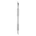 Double Ended Cuticle Pusher Trimmer Stainless Steel Cuticle Remover Cutter Manicure Tool for Fingernail Toenail