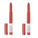 SuperStay Ink Crayon Matte Longwear Lipstick 40 Laugh Louder (Pack of 2)