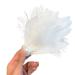 hgnxa Braids Hair Clip for Hot Girls White Feather Shape Hair Barrettes Ballet Dancing Ponytail Hair Barrettes for Teens Girls