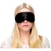 Mulberry Silk Sleep Eye Mask - Soft Good Night Eye Cover | Black 1 Count - Buy Online on GoSupps.com