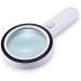 30 Times Magnifying Glass 125MM Diameter with Lamp for The Elderly Reading Magnifying Mirror Magnifiers Interesting