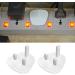 10 Pcs Plug Socket Covers - Baby Safety Proofing Electrical Outlet Guards + Fire & Water Leak Protection - Ideal for Home, Office, School & Hospitals (White) - Buy Online on GoSupps.com