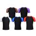 LIONTEK BJJ Rash Guard, Brazilian Jiu Jitsu Compression Shirt with Colored Variations Brown X-Large