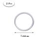 2 Pcs Aluminium Carrier Rings Baby Sling Rings Breathable Slings Wrap Rings for Infants Toddlers Carriers - Buy Online on GoSupps.com