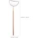 COHEALI Eyelash Mirror - Large Half Moon Vanity Makeup Mirror for Eyelash Extensions & Beauty Tools | Golden Finish - Buy Online on GoSupps.com