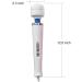 Powerful 10 Speed Handheld Electric Back Massager for Sports Recovery and Muscle Pain Relief - White - Buy Online on GoSupps.com