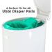 Jasclair Diaper Pail Bags (100 Count) - Compatible with Ubbi Pails - Heavy Duty Trash Bags with Bamboo Charcoal - Odor Fighting Garbage Bags - Buy Online on GoSupps.com