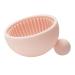 DOITOOL 1pc Silicone Scrub Pad Makeup Cleaning Pad Hair Brush Cosmetic Tool Cleaning Brush Scrubber Mat Eye Patches for Adults Makeup Gadgets Washer Silica Gel Pink Makeup Brush