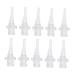 Outanaya 10pcs Ear Cleaning Disposable Tips for Ear Wash Systems Fit Nozzles Sturdy Material for Family Use Care Supply