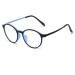 Zhuyiqz retro round computer reader anti -blue light reading glasses anti -eye load flat light mirror glasses for women (color: C3 size: +0.00) +0.00 C3