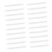 Lalafina 20 pieces of glasses slippery foot cover clear glasses clear sunglasses clear glasses frames silicone glass holder transparent glasses slipproof glasses ear sparkling white 6x0.3x0.3cm