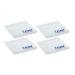 Crizal Lens Cleaning Cloth 4 Pack Wipes Micro Fiber Cleaning Cloth in Own Carry Case. for Crizal Anti Reflective Lenses|#1 Best Microfiber Cloth for Cleaning Crizal and All Anti Reflective Lenses| Cloth, 4 Pack