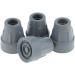 dailymall 16mm 4x Rubber Anti Skid Tips For Walking Sticks Canes Crutches Walkers Grey - Buy Online on GoSupps.com