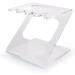 Buy Electric Toothbrush & Toothpaste Holder for Oral B 4 Heads & 1 Toothbrush Transparent Design - Buy Online on GoSupps.com