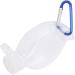 Refillable Travel Bottle 50ml Travel Empty Squeeze Bottle with Keychain Transparent Plastic Flip Cap Containers for Cosmetic Hand Sanitizer (Leaf Shape) - Buy Online on GoSupps.com
