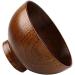 SKORDO 6 Pcs Wood Bowls Serving Tableware for Rice Soup Dip Coffee Tea Decoration Wooden Salad Bowl Kitchen Cutlery Set - Buy Online on GoSupps.com