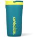 Corkcicle Kids Tumbler 12 oz - Triple Insulated Stainless Steel Travel Mug, Easy Grip, Non-Slip Bottom - Keeps Beverages Cold for 18 Hours, Hot for 3 Hours, Electric Tide - Buy Online on GoSupps.com