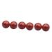 Gleavi 6 STK massage rolls massage balls smooth wood round tool wrinkle handmalle asian meditation balls wooden massage wooden healthcare red chinese Miss