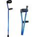 Adult Crutches Medical Elbow Crutch Folding Aluminum Crutch Height Adjustable Telescopic Forearm Crutch Walking Crutch for Adult Youth Convenient Independence Blue - Buy Online on GoSupps.com