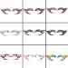 Temporary Eye Shadow Tattoo Sticker - 20pcs/10 Pairs Makeup Transfer Stickers for Eyes - Lace Party Stickers for Face - Buy Online on GoSupps.com