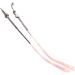 Munani glasses arm leg glasses replacement glass of glasses glasses replacement accessories 1 pair of rimless 2-hole glasses brick Strass-metal glasses repair parts glasses bracket replacement arms pink
