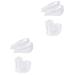 FOMIYES 2 Sets Heel Cover Half Pad White Sports Man