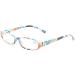Women's Fashion Reading Glasses with Floral Design - 2.5x Magnification | Multicolor Spring Hinge Readers - Buy Online on GoSupps.com